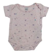 Svetloružové kvetované body