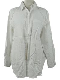 Dámská bílá halenková tunika s volánky Tchibo 