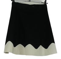 Dámska čierno-biela svetrová sukňa Zara