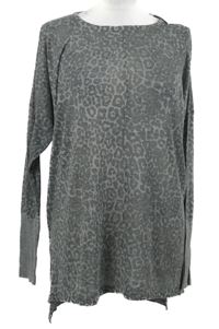 Nové - Dámský šedý vzorovaný lehký svetr Capsule 