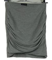 Dámska sivá řasená sukňa PrettyLittle Thing