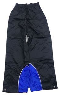 Čierno-zafírové nepromokavé nohavice Pocopiano