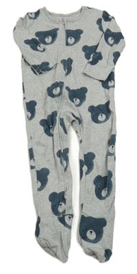 Sivý overal s medveďmi George