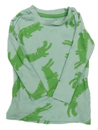 Světlemodré triko s krokodýly Primark