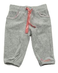 Sivé zamatové nohavice Papagino