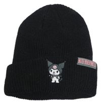Černá pletená čepice s Kuromi Primark