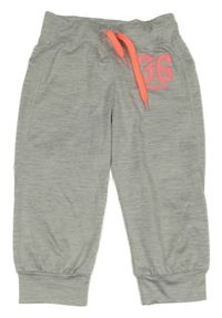 Svetlosivé športové capri tepláky H&M