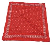 Červený vzorovaný šátek 