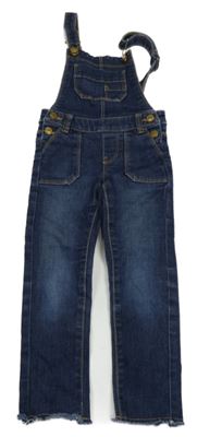 Tmavomodré na traké rifle Kiabi