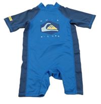 Modrý UV overal s logem Quiksilver