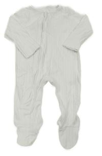 Bílý žebrovaný overal St. Bernard