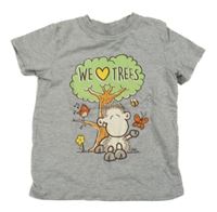 Sivé tričko s ovcí