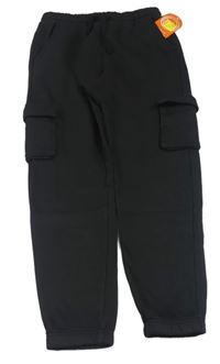 Nové - černé cargo cuff tepláky