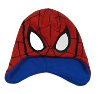 Červená pletená ušanka - Spider-man