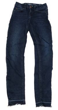 Tmavomodré superslim fit rifle Garcia