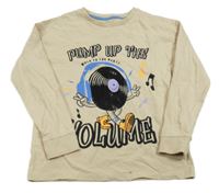 Béžové tričko s deskou M&S