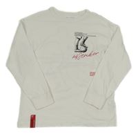 Bílé triko s fotbalistou Zara 