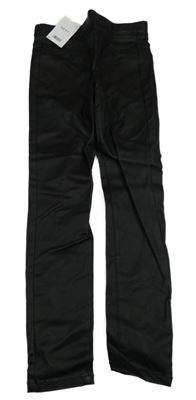 Nové - Černé koženkové tregíny Next 