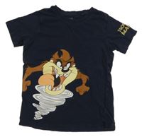 Tmavomodré tričko s Tazem 