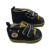 Tmavomodré capáčky s medvídky 