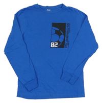 Zafírové tričko s loptou Zeeman