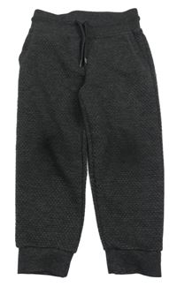 Tmavosivé vzorované tepláky Primark