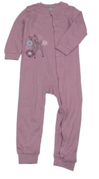 Růžový overal s Bambim Disney