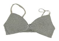 Šedá vyztužená podprsenka Page one young