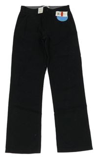 Nové - Černé plátěné chino kalhoty M&S