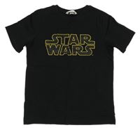 Čierne tričko so Star Wars Mango