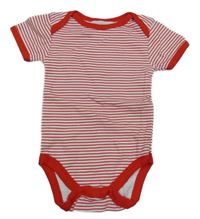 Červeno-biele pruhované body