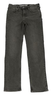 Tmavosivé skinny fit rifle H&M