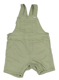 Světlekhaki riflové laclové kraťasy H&M