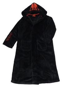 Čierny plyšový župan s kapucí - Star Wars zn. M&S