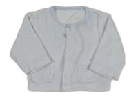 Svetlomodrá zamatová prepínaci mikina little nutmeg