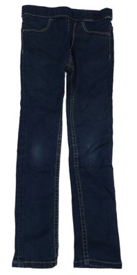 Tmavomodré rifľové džegíny H&M