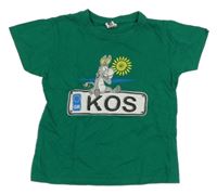 Tmavozelené tričko s oslíkem ROLY