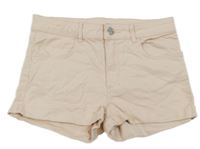 Světlepudrové riflové kraťas H&M
