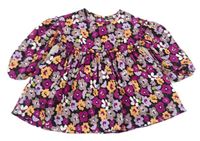Fialové kvetované šaty Pep&Co