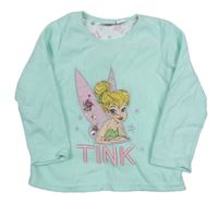 Mátová fleecová pyžamová mikina s Tinkerbell Primark