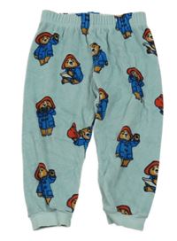 Světlezelené plyšové pyžamové kalhoty s Paddingtonem M&S