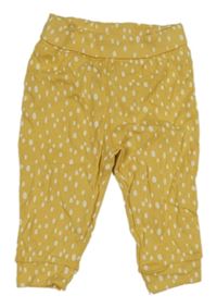 Žlté bodkovaná é ľahké tepláky Primark