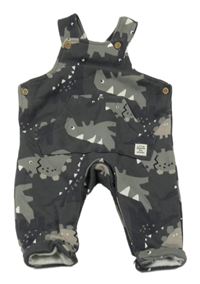 Antracitové na traké tepláky s dinosaurami F&F