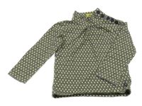 Šedé puntíkaté triko se stojáčkem