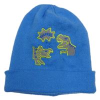 Modrá čepice s dinosaury Infinity Kids