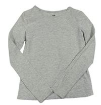 Svetlosivé melírované tričko H&M