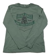 Khaki triko s nápisy Name it