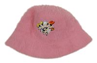 Růžový chlupatý klobouk s obrázkem Primark