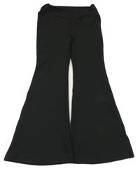 Čierne flare legíny shein