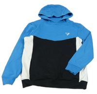 Modro-čierna mikina s kapucňou George